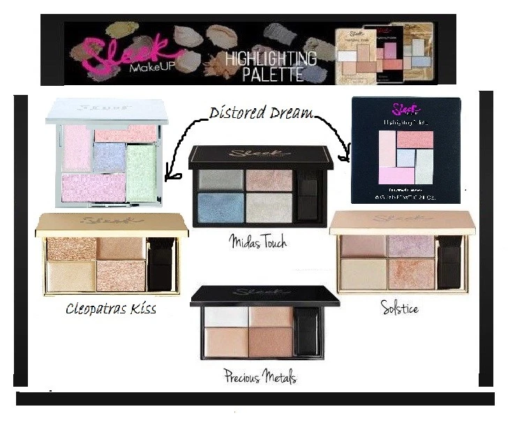 Sleek MakeUP Highlighting Palette – Glow Kit – All Shades – New - Image 1 of 3