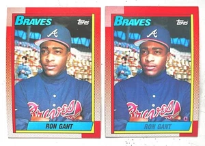 1990 Topps Ron Gant #567 Blackless Error - Picture 1 of 1