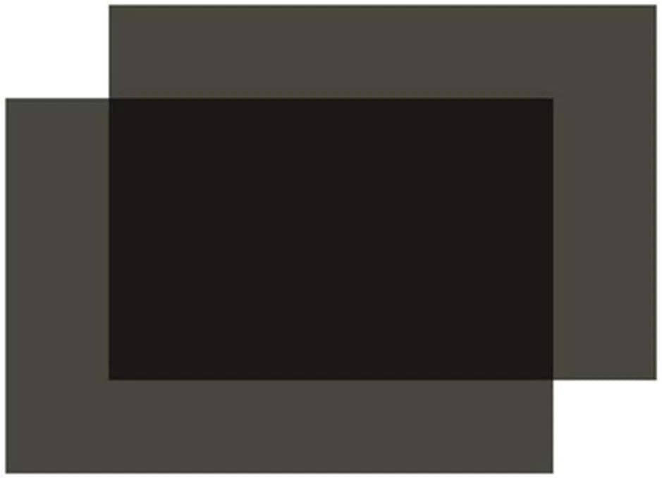 Polarized Filter Film Adhesive Sheets For Dashboard Display LCD Watch Screen 2pc - Image 1 of 4