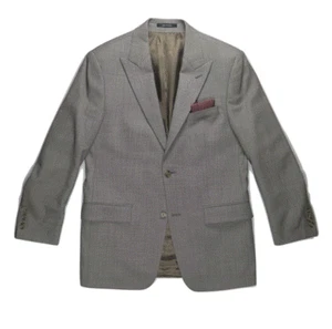 Ralph Lauren Mens Blazer Suit Jacket 40 Wool Peak Lapel Dapper Modern Office - Picture 1 of 8