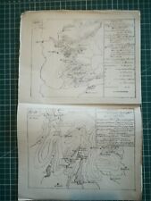 mm071 Ecole st Cyr 1880 cartes topographiques Lyon et Tyroll disposition troupes