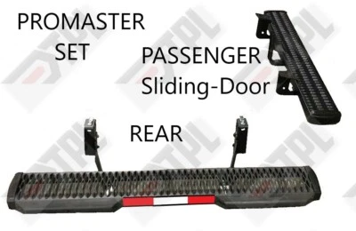 Kit de estribo Ram ProMaster 2014-presente trasero y lateral; TPK-1019 Foto 1 de 4