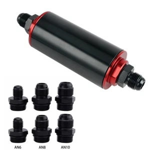 121mmx49mm Fuel Filter For AN6 AN8 AN10 Universal Size Hose - Picture 1 of 10