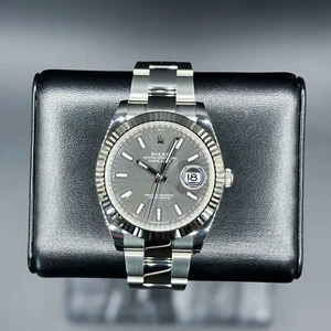 2024 Rolex Datejust 41 126334 Rhodium Dial Box and Paper Excellent Condition - Picture 1 of 8