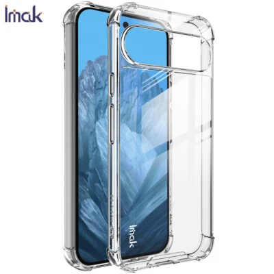 IMAK Para Google Pixel 9 Pro, Bolsas de Aire Transparentes Antigolpes Suave TPU Estuche Cubierta Foto 1 de 4