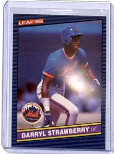 1986 Leaf Darryl Strawberry New York Mets #131 - Picture 1 of 2