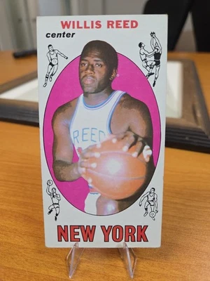 1969/70 Topps Tall Boy #60 Willis Reed Rookie Knicks Legend EX Condition  - Image 1 of 4