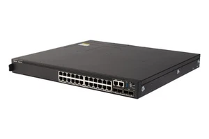 Commutateur Dell PowerSwitch N2224X-ON 24x2.5GbE BASE-T 4x10/25GbE 2x40GbE R2F P97JG - Photo 1/3