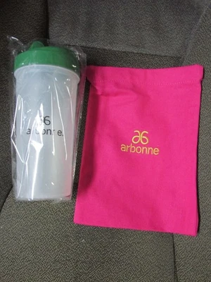 ARBONNE WATER BOTTLES WITH BAG - NEW - Image 1 of 3