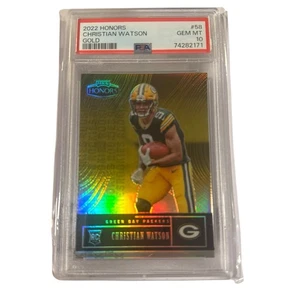 Christian Watson 2022 Honors Gold /5 PSA 10 #58 - Bild 1 von 4