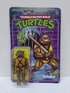 Figura Tortugas Ninja Adolescentes Mutantes Donatello ReAction Super7 3,75" TMNT 2020 - Imagen 1 de 4