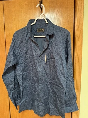 Camisa French Crown para hombre 40 verde azulado profundo Foto 1 de 3