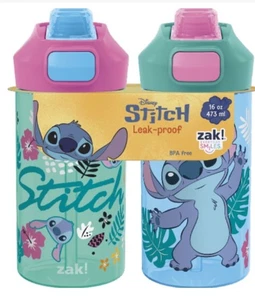 Neu Zak!® Disney Lilo und Stitch Wasserflasche Set - 2 Stück / 16 Unzen - Bild 1 von 1