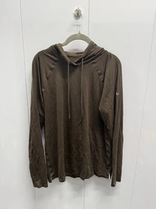 Alo Yoga Conquer Reform Hoodie Brown Men’s Medium - Picture 1 of 3