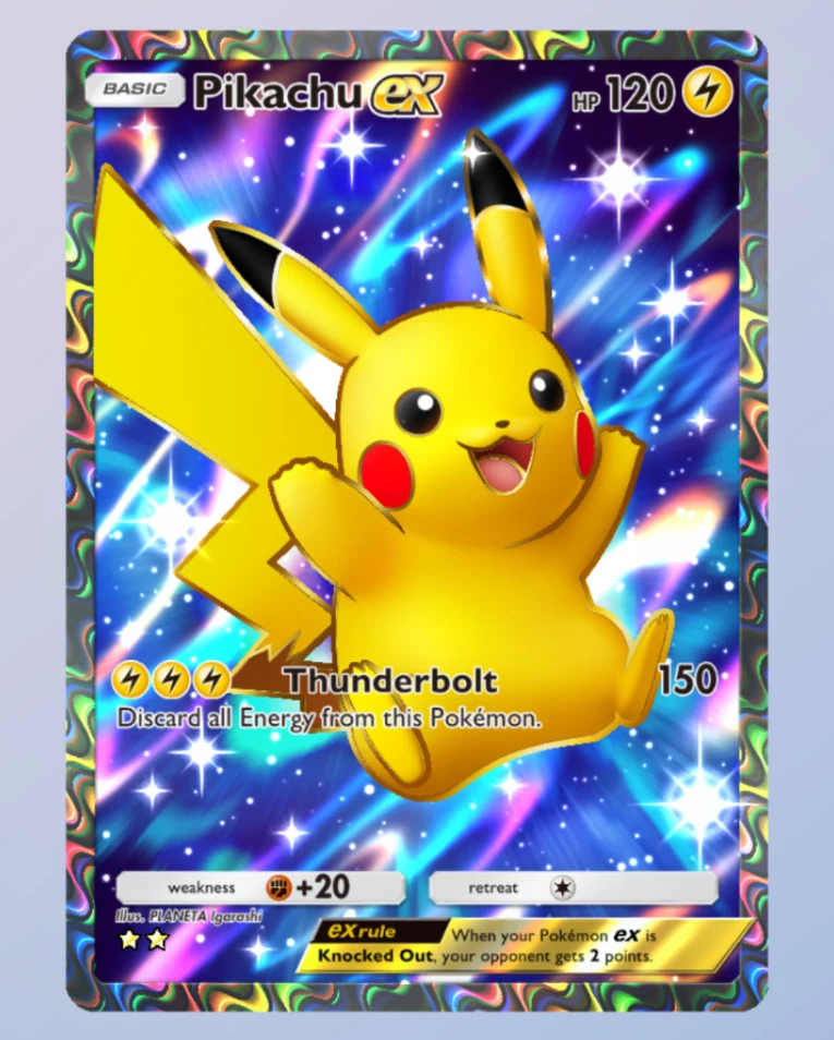 Pikachu Full Art 2⭐, Pokemon TCG Pocket, Shining Revelry, English - Image 1 of 1