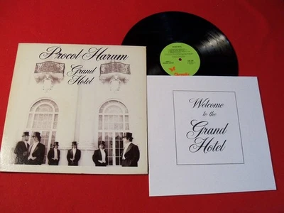 PROCOL HARUM 1973 LP "GRAND HOTEL" w/ BOOK ON CLASSIC PROG ROCK VINTAGE VINYL! - Image 1 of 4