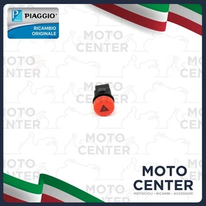Roter Knopf Dreieck Warnblinker Notfall PIAGGIO MP3 125 250 300 400 500 - Bild 1 von 1