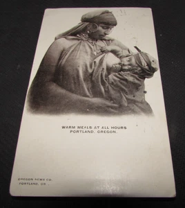 Antike 1904 RPPC Postkarte Portland Oregon Indianer Louisiana Kauf St - Bild 1 von 2