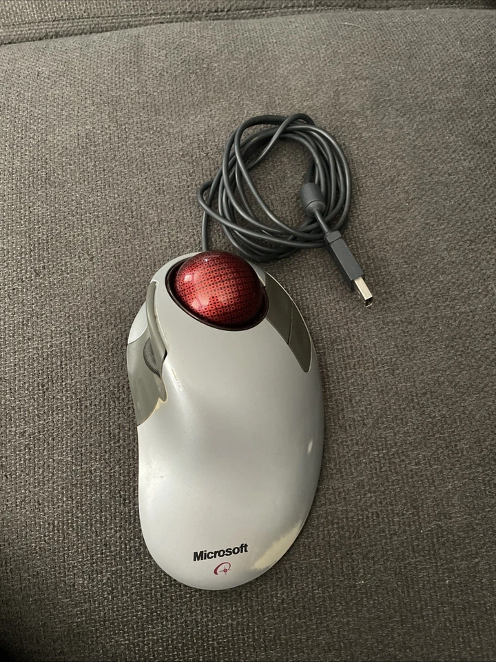 Microsoft Trackball Explorer 1.0 PS2 USB Compatible Tested And Working - Image 1 of 4