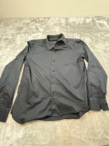 Armani exchanged shirt Men’s Black Button Down Large L - Picture 1 of 4