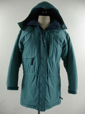 Mujer XS De Colección Años 90 Patagonia 84159 Verde Desmontable Capucha Chaqueta Aislante Esquí Foto 1 de 4
