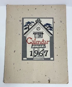 Keisuke Serizawa Calendar Art Collection Katazome 1967 Year 12 Months - Picture 1 of 10