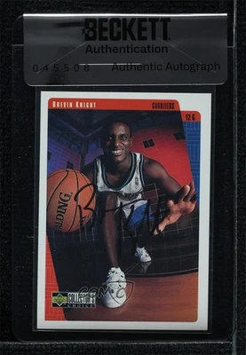 BAS 1997-98 Collector's Choice Brevin Knight #224 Sello de Autenticidad Novato RC Foto 1 de 2