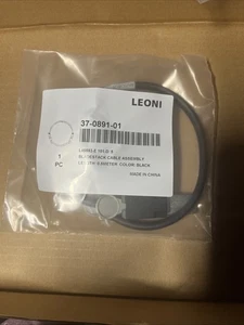Leoni/Cisco Bladestack Cable Assembly 37-0891-01 L45593-E103-D5-D .5 Meter Black - Afbeelding 1 van 1