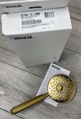 Kohler K-22166-G-2MB Hand Shower- Vibrant Brushed Moderne Brass *READ* - Image 1 of 4