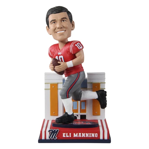 Eli Manning Ole Miss Rebels Retirement Bobblehead NCAA Cover