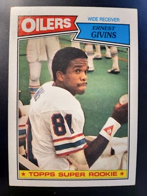 1987 Topps Ernest Givens RC card #310 - Image 1 of 2