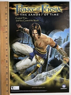 Cartel de videojuego original Prince of Persia 2004 vintage arte 27x39 cm GPM 184 Foto 1 de 3