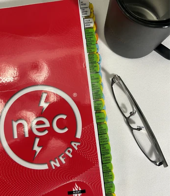 Professionally Highlighted & Tabbed NFPA 2023 NEC Code Spiralbound - Image 1 of 4