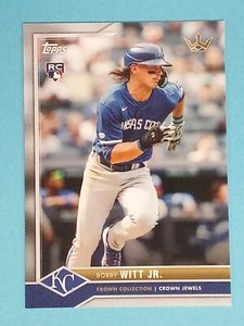 2022 Topps X Bobby Witt Jr Crown Collection RC Bobby Witt Jr Royals #7