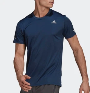 adidas Run It Tee Mens - Aeroready Top - Running / Training / Gym - All Sizes - Picture 1 of 7