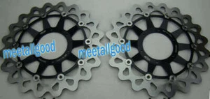 Pair L&R ABS Front Floating Brake Disc Rotors fit Honda CBR1000RR 2009-2015 2014 - Picture 1 of 2