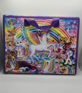 2016 Lisa Frank Unicorn Pegasus Trifold Portfolio School Binder Folder 10x13 - Picture 1 of 6