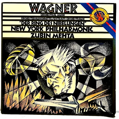 Zubin Mehta Wagner Orchestral Music 1983 Vinyl CBS Records 1st Press Foto 1 de 4