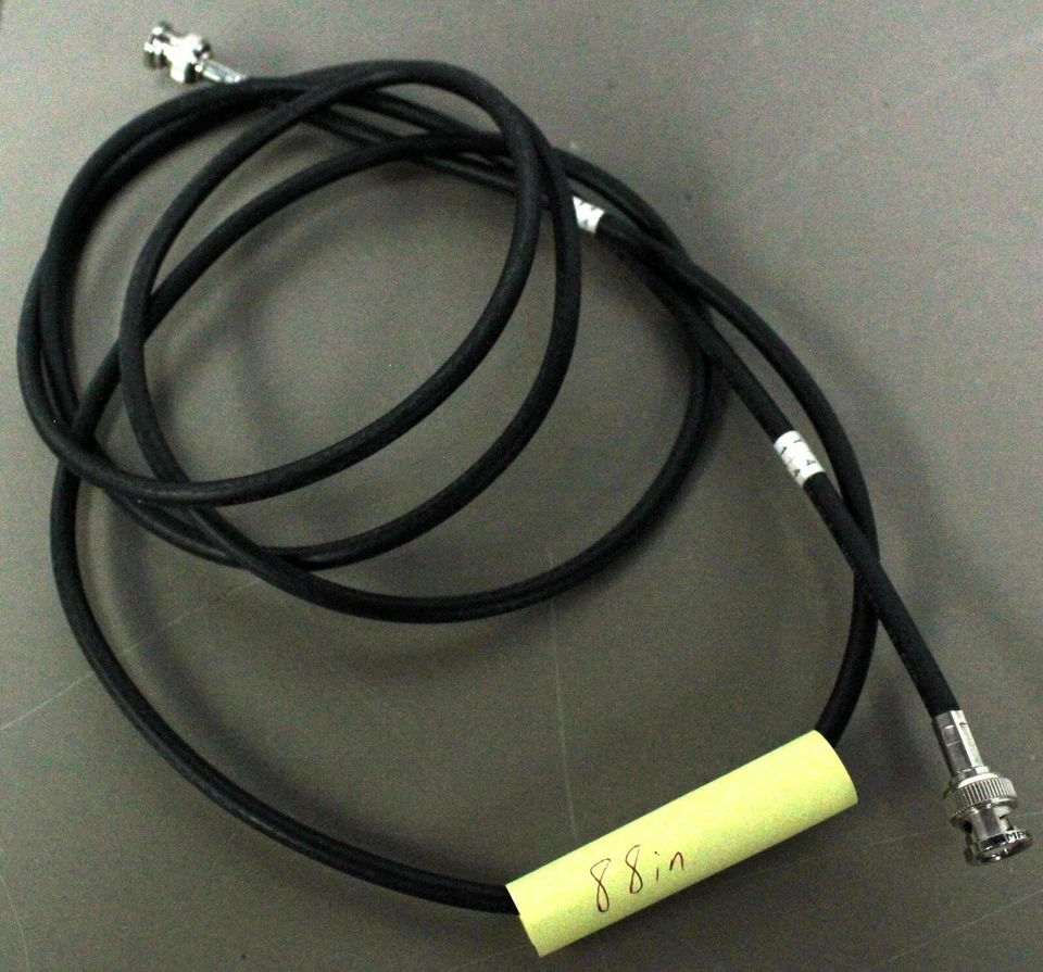 AlphaWire Alpha Wire RG59U RG59 Cable 9059C BNC Male RF Connector Coaxial  - Image 1 of 4