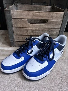 NEW NIKE men's Air Force 1 low top '07 LV 8 game royal sneakers sz 13 FQ8825-100 - Picture 1 of 8