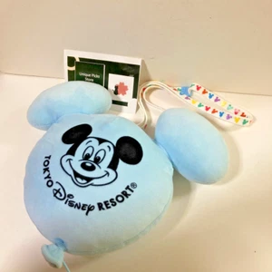 Tokyo Disney Resort Mickey Balloon Shoulder Bag Blue Mint Pochette Pouch Japan - Picture 1 of 6