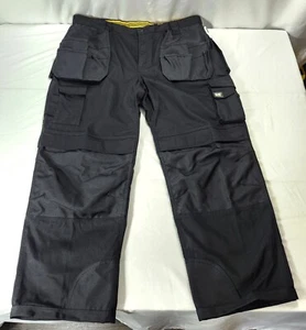 Caterpillar CAT Trademark Hose Pants Herren 42×30 Schwarz Utility Work Neu mit Etikett - Bild 1 von 14