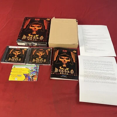 PC CD Diablo 2 Blizzard Entertainment Game - Complete W/Box, Manual & Disks! - Image 1 of 4