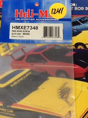 Heli-Max HMXE7348 Pan Head Screws {2 X 14mm X 6pc.}: MC400 NewInPack USA Shipped - Image 1 of 2