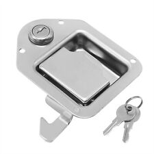 Trailer Paddle Door Latch Handle Toolbox Tool Box Lock w/ Keys 4-3/8"3-1/4 US