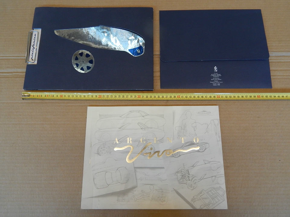 CARTELLA ORIGINALE PININFARINA HONDA ARGENTO VIVO BROCHURE PROSPEKT DEPLIANT - Immagine 1 di 1