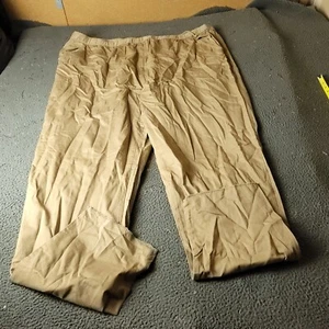 KingSize Pants Mens Big Tall 5XL 38L Tan Beige Khaki Chino Cotton - Picture 1 of 9