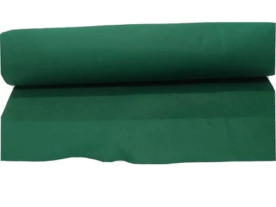 Bastelfilz Meterware, 1mm dick, 44 cm breit, aus Wolle+Viskose, 4 m lang, d'grün - Bild 1 von 3