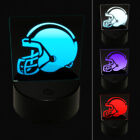 American Football Helmet Sports 3D Illusion LED Night Light Sign Lamp