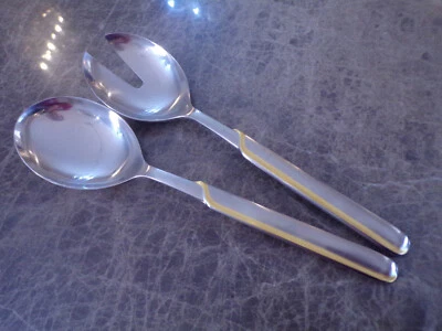 WMF Modell Onda Gold Vorleger Salatbesteck 23.5 cm Cromargan TOP fast wie neu ! - Bild 1 von 3